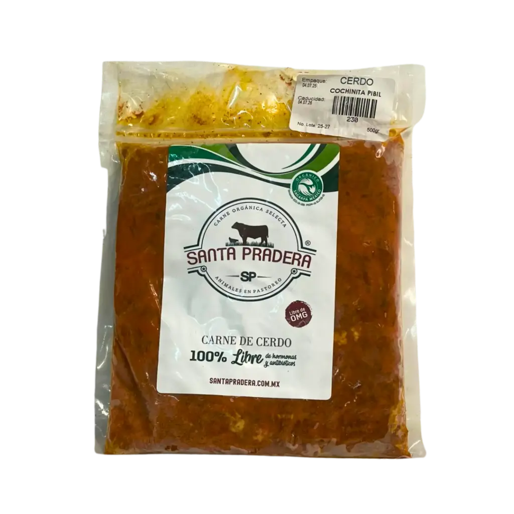 Cochinita Pibil Lista para Servir 500gr Congelado Santa Pradera
