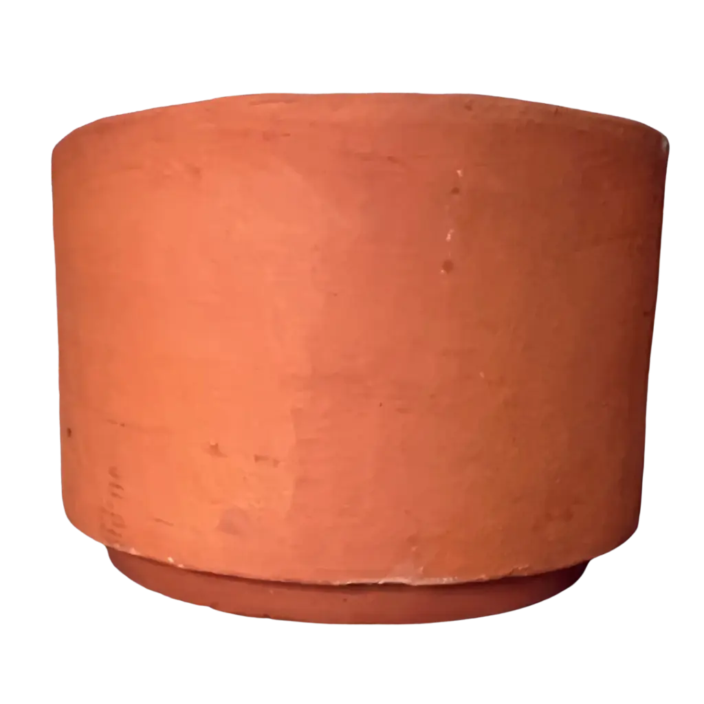 Maceta de Barro: "Quesos" (Natural)