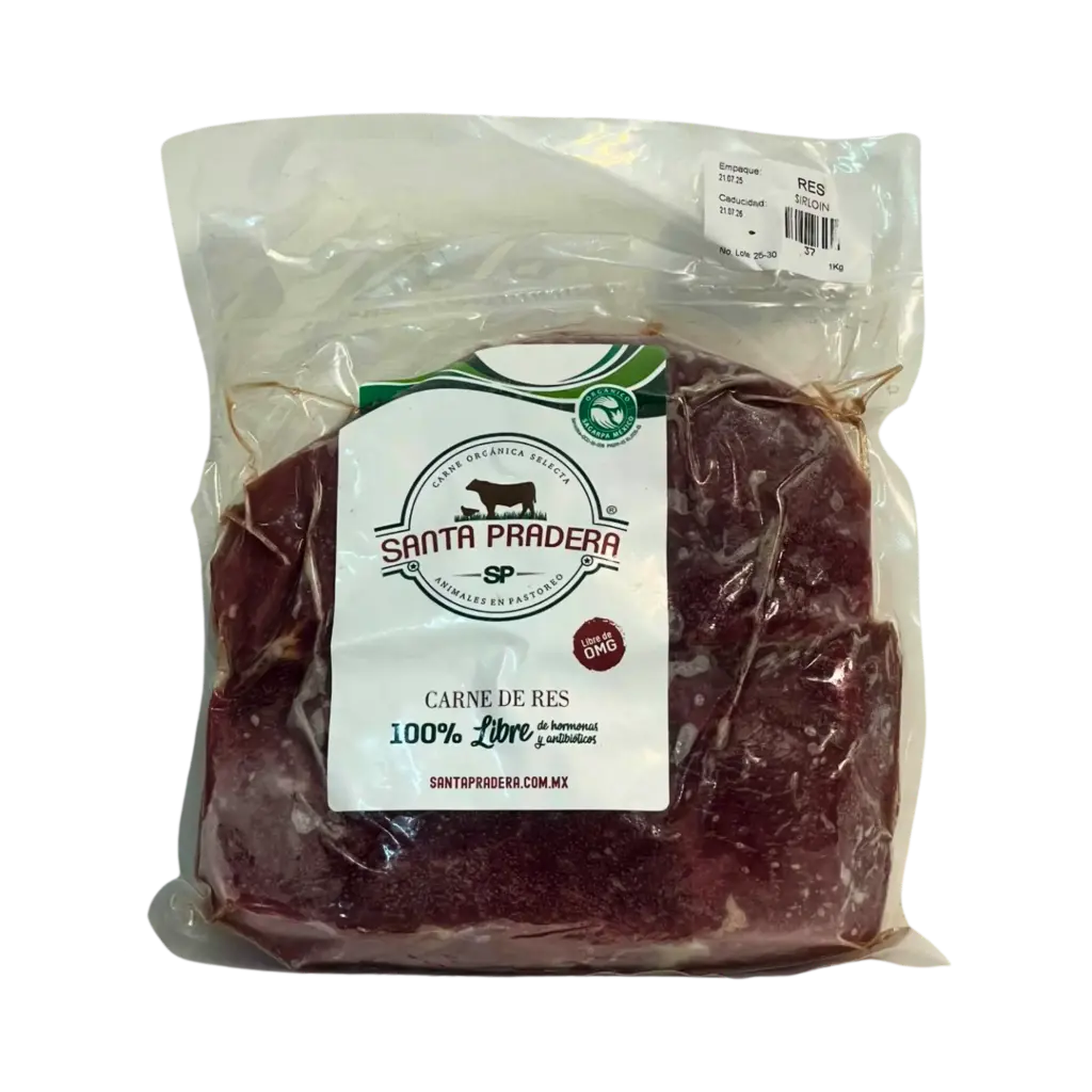 Sirloin Res Libre Pastoreo 1kg - Santa Pradera