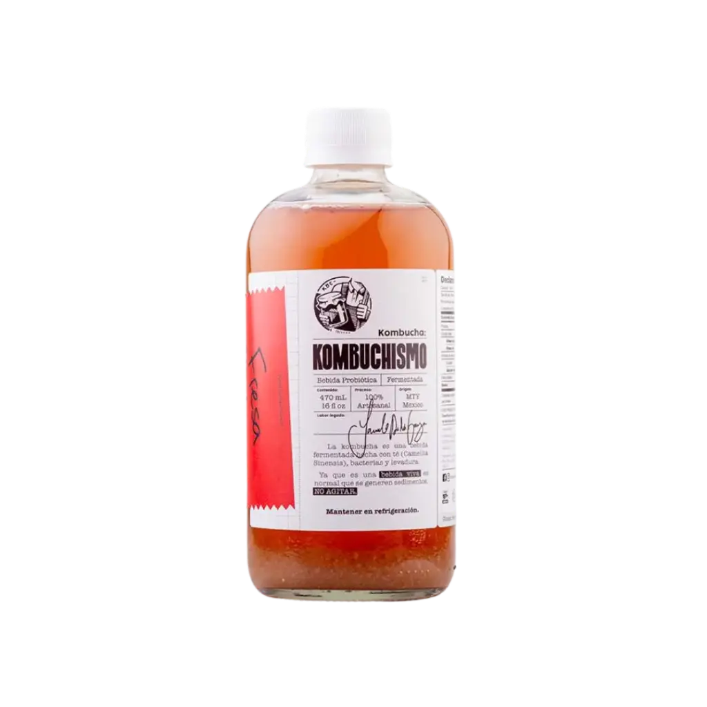Kombucha Fresa Albahaca - 470ml