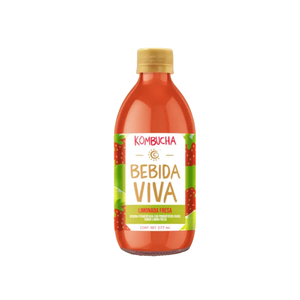 Kombucha Limonada Fresa - 377ml