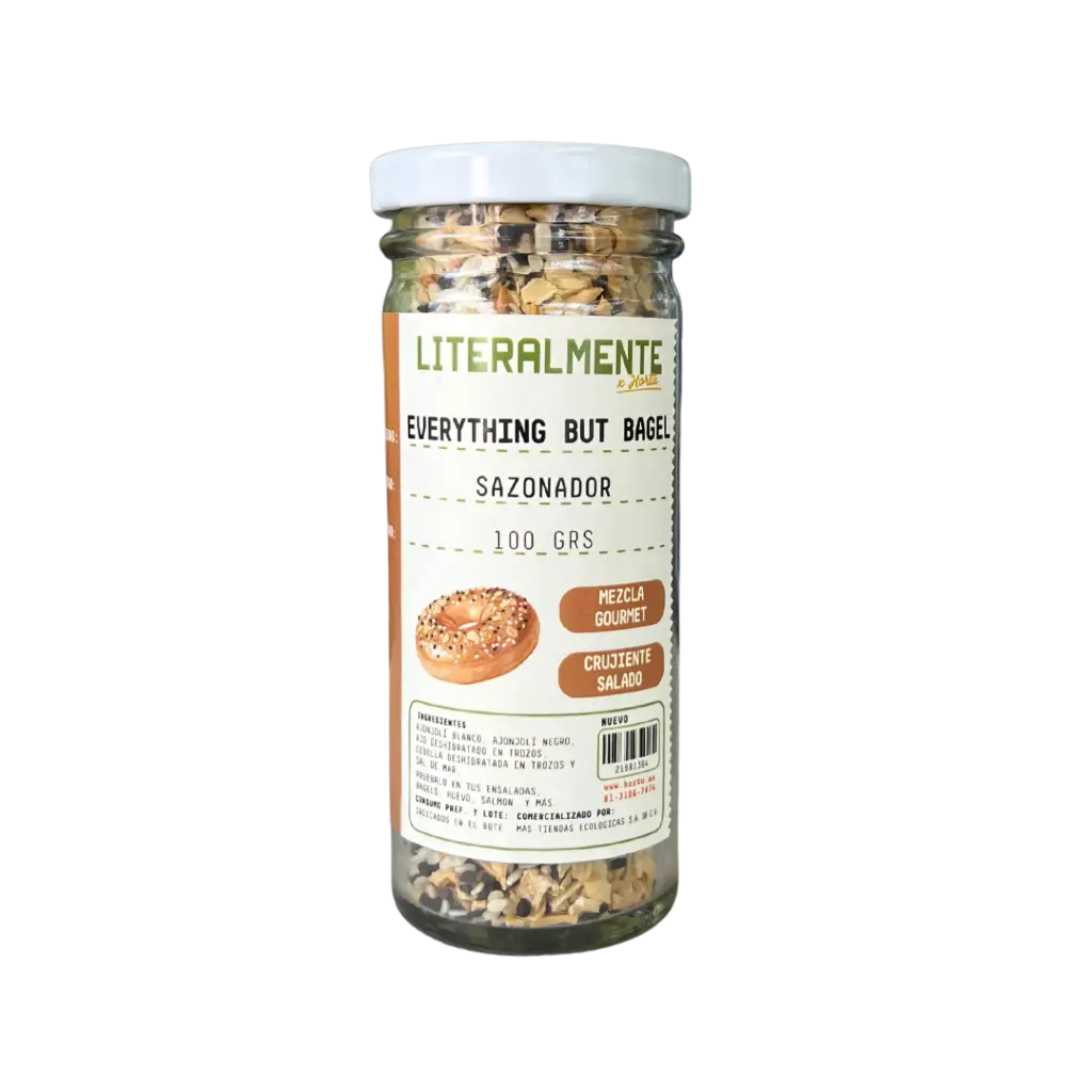 Sazonador Everything but Bagel 100grs Frasco