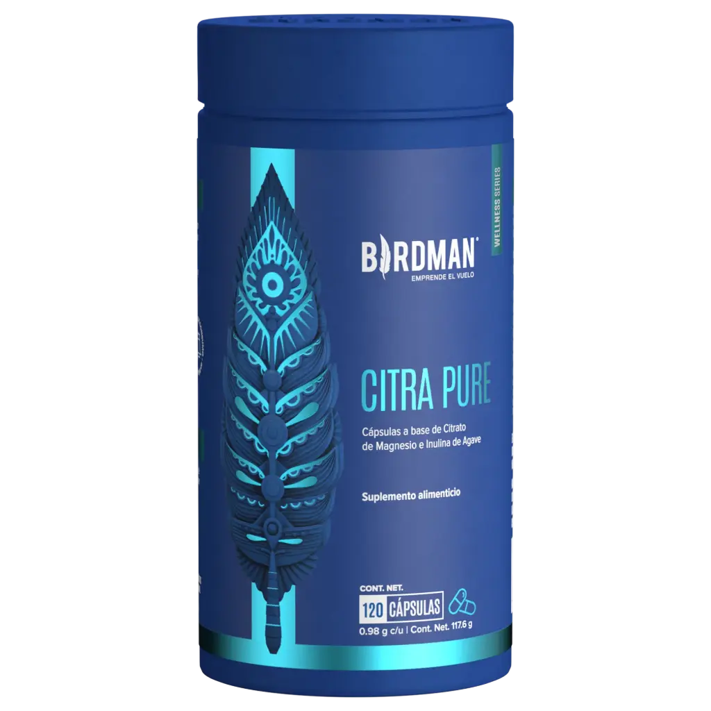 Birdman Citrato de Magnesio 400mg - 120 caps