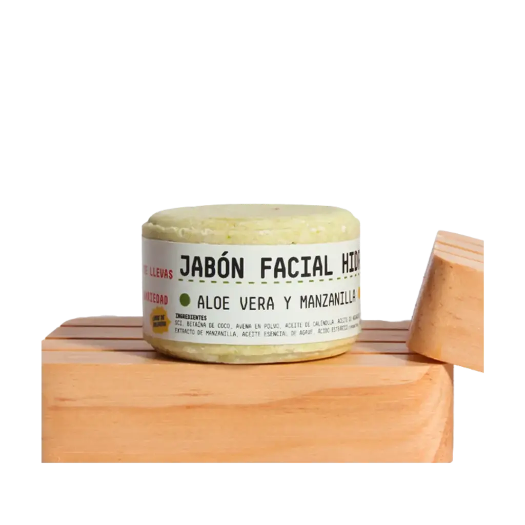 Jabón Facial Hidratante - Aloe Vera y Manzanilla 50gr