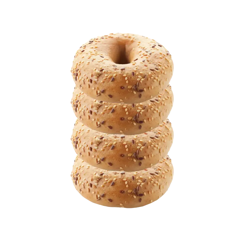 [21681207] Bagels Semillas Masa Madre Paq. 4 pz