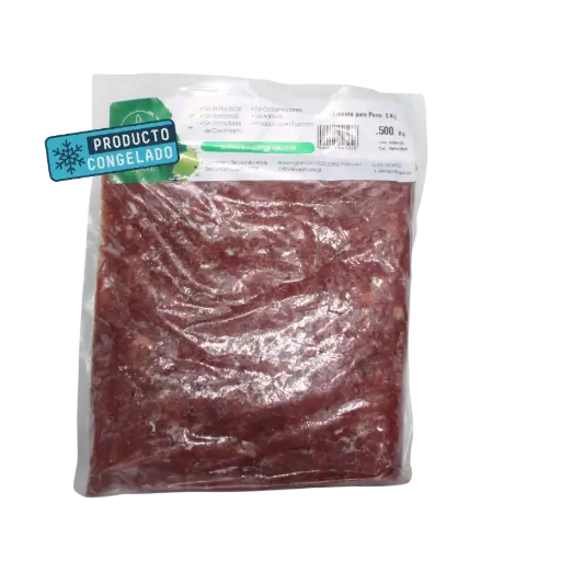 [21681457] Alimento crudo para Perros/Gatos 500gr Orgánico