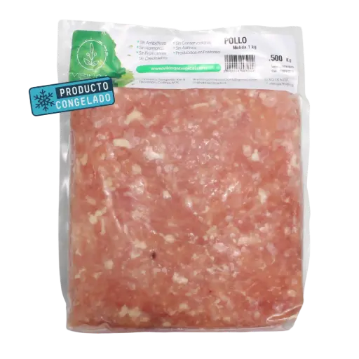 [21681550] Molida de Pollo Libre Pastoreo 500gr - Vikinga Tropical