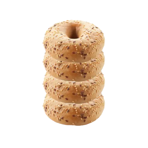 [21681207] Bagels Semillas Masa Madre Paq. 4 pz