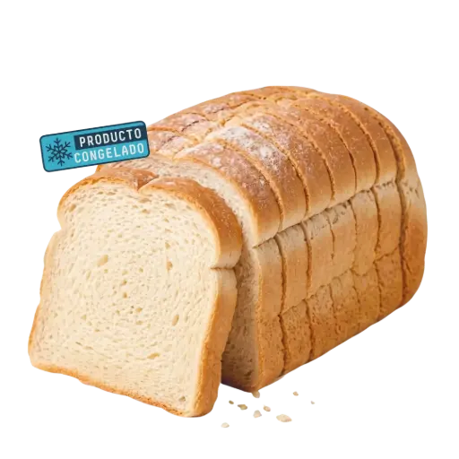 [2168240] Barra de Pan Blanco de Masa Madre Rebanado- 600grs