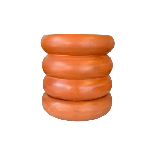 [21681571] Maceta de Barro: "Dona Chica" c/plato