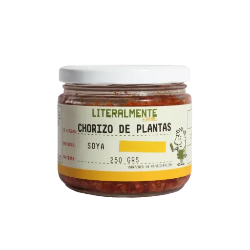 [2168684] Chorizo Vegano de Soya - Frasco 250gr