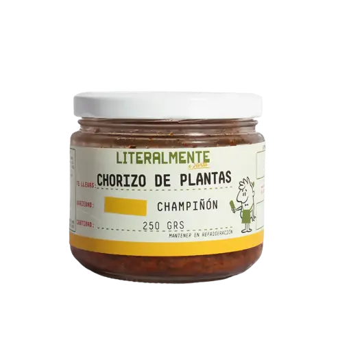 [2168872] Chorizo Vegano Champiñon 250gr - Frasco