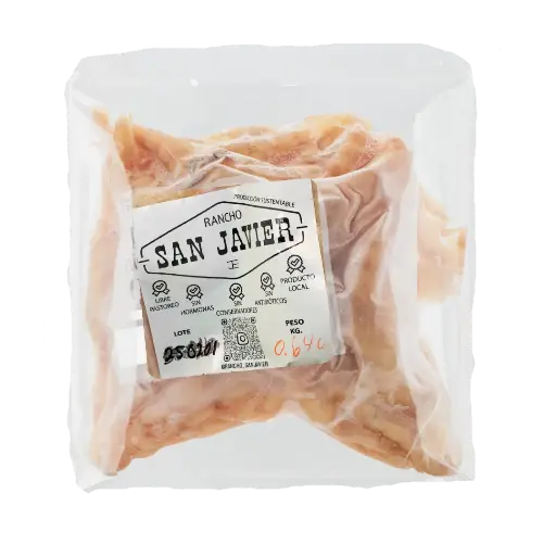 [7868325872] Patitas Pollo Agroecológico Paq 1kg Congelado Rancho San Javier