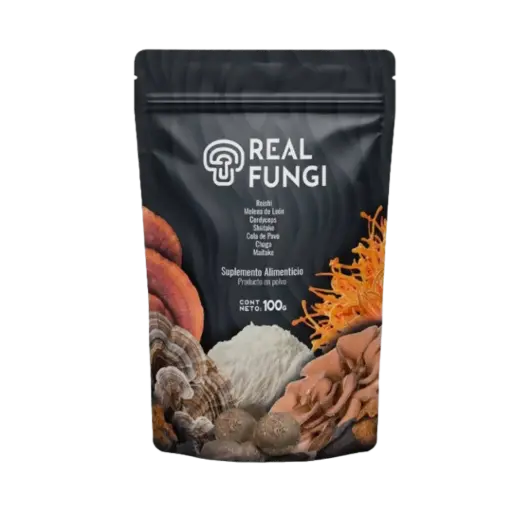 [7503046886247] Mezcla 7 hongos en polvo full spectrum 100gr - Real Fungi