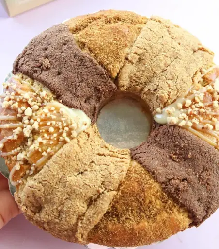 Rosca de Reyes sin gluten y sin lácteos 